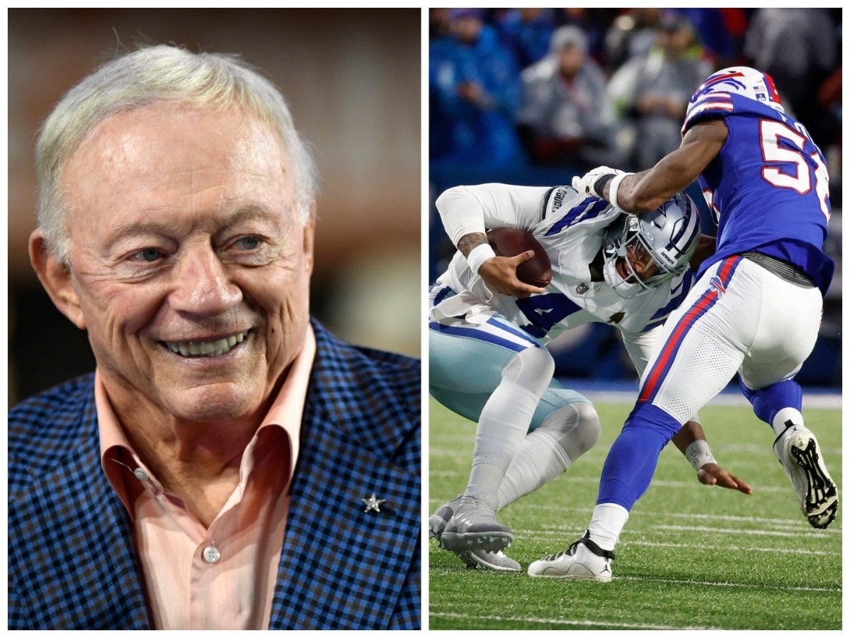 “Worst answer I’ve ever heard” – Jerry Jones blaming Buffalo weather for Cowboys’ loss to the Bills enrages fans on social media