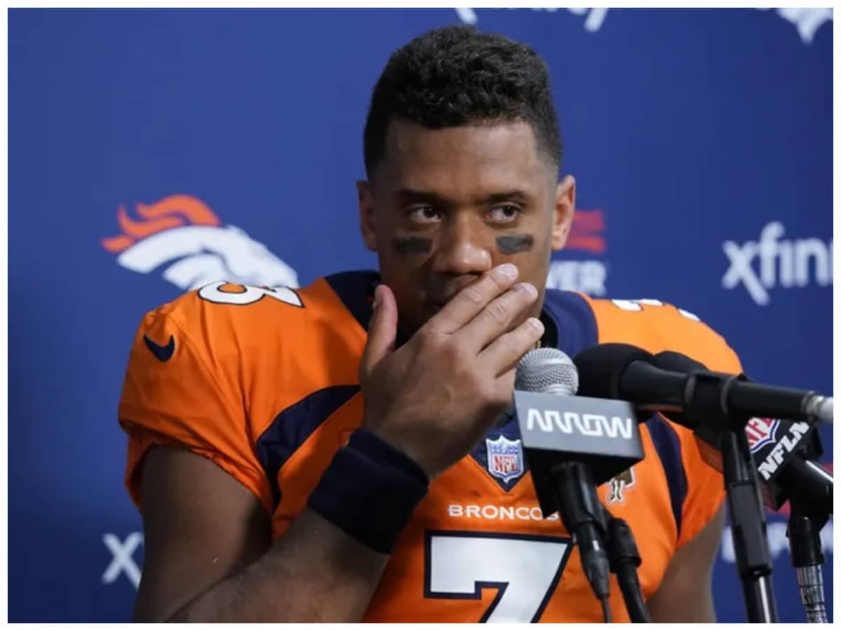 Russell Wilson dodges question about his future with the Broncos following tough loss to the Patriots