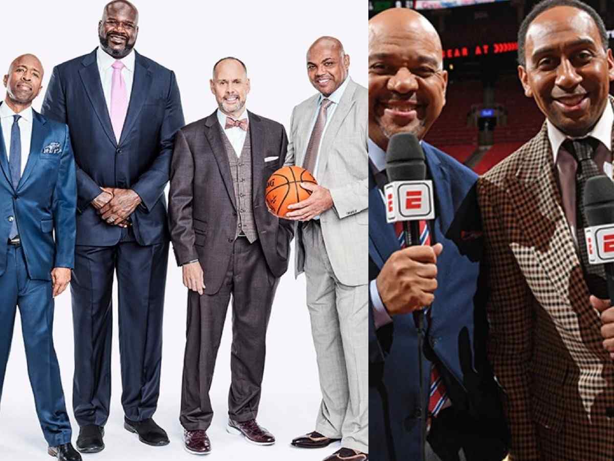 NBA on TNT crew alongside Stephen A. Smith and Michael Wilbon