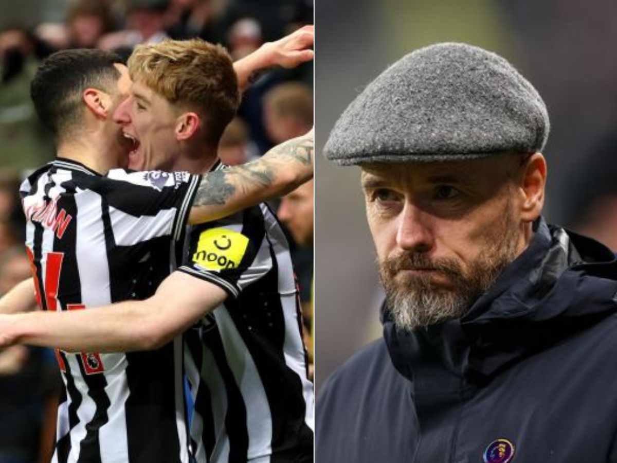 “ETH keeps breaking records” – Fans blame Erik ten Hag for Newcastle United’s RECORD-BREAKING win against Manchester United