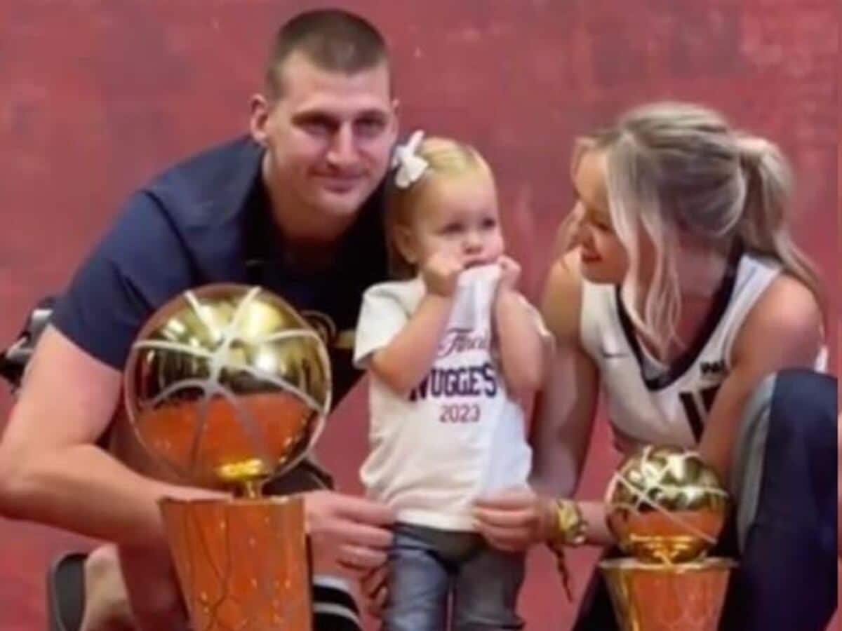 Nikola Jokic wants his daughter, and any kids he has in the future to think of him as a loving dad, and not just a famous basketball player