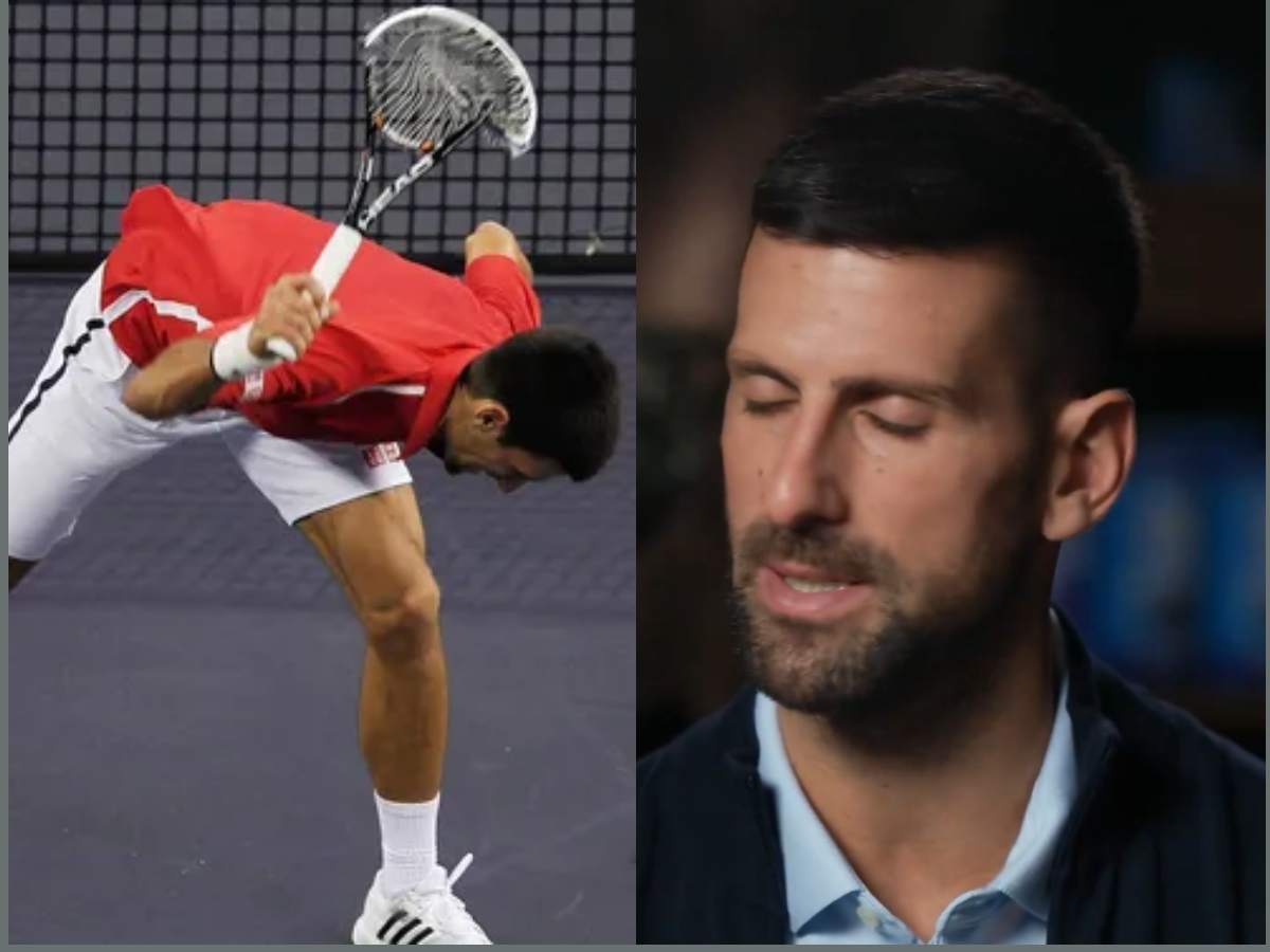 Novak Djokovic calls himself a ‘FLAWED’ person as he comments on smashing rackets on court