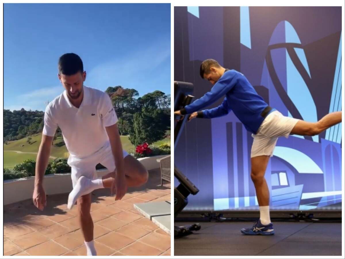 WATCH: Novak Djokovic shows off his incredible athleticism as he challenges his ‘brave’ followers 