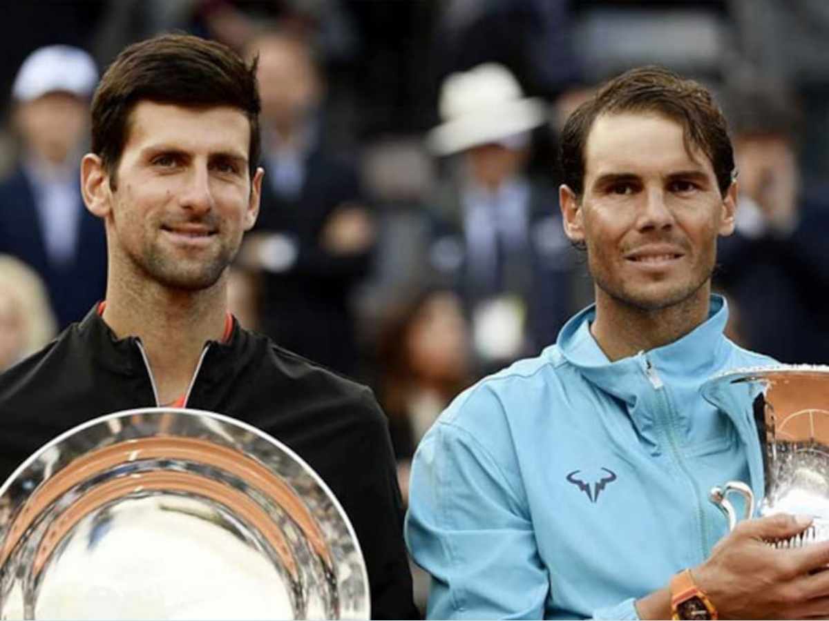 The arrival of Rafael Nadal receives mixed reactions from the fans, one group cheers the Spaniard while the other one was in support of Nole.