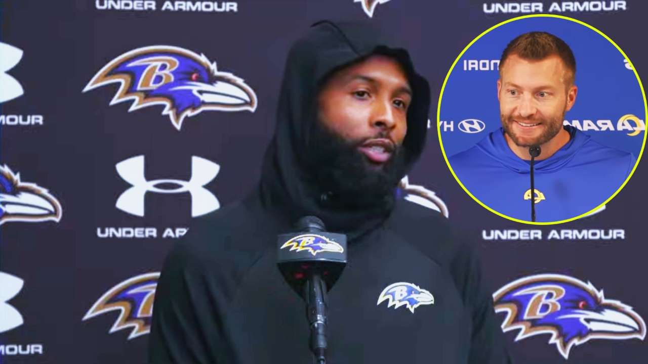 “It was one of the best things that’s happened in my life,” Ravens WR Odell Beckham Jr. turns nostalgic ahead of facing Sean McVay’s Rams