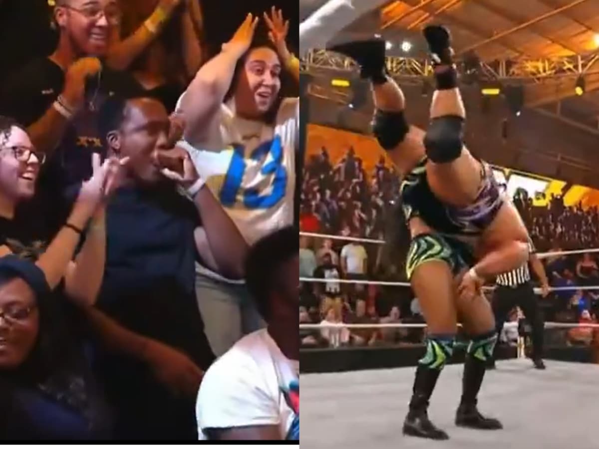 “Damn she built different”- WWE Universe goes bonkers as 26-year-old female star Bodyslams 330-pound Otis on live TV