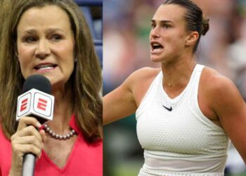 Pam Shriver and Aryna Sabalenka