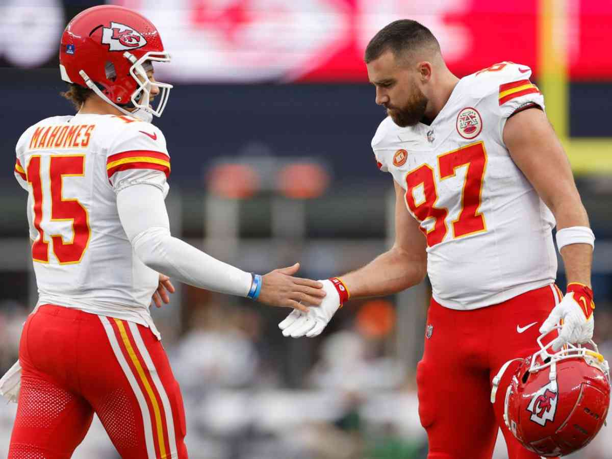 Patrick Mahomes and Travis Kelce