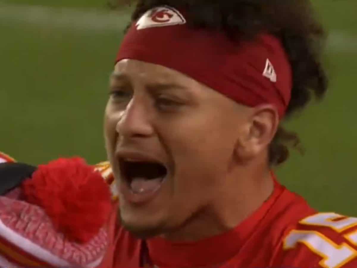 Patrick Mahomes outburst in Monday game