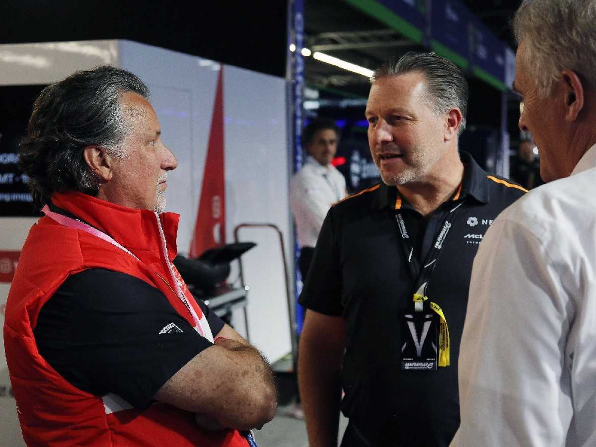 Michael Andretti and Zak Brown