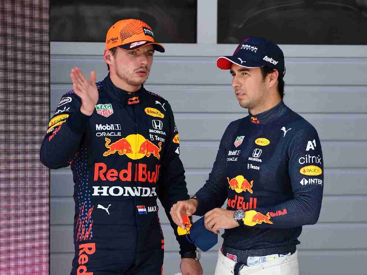 Max Verstappen and Sergio Perez