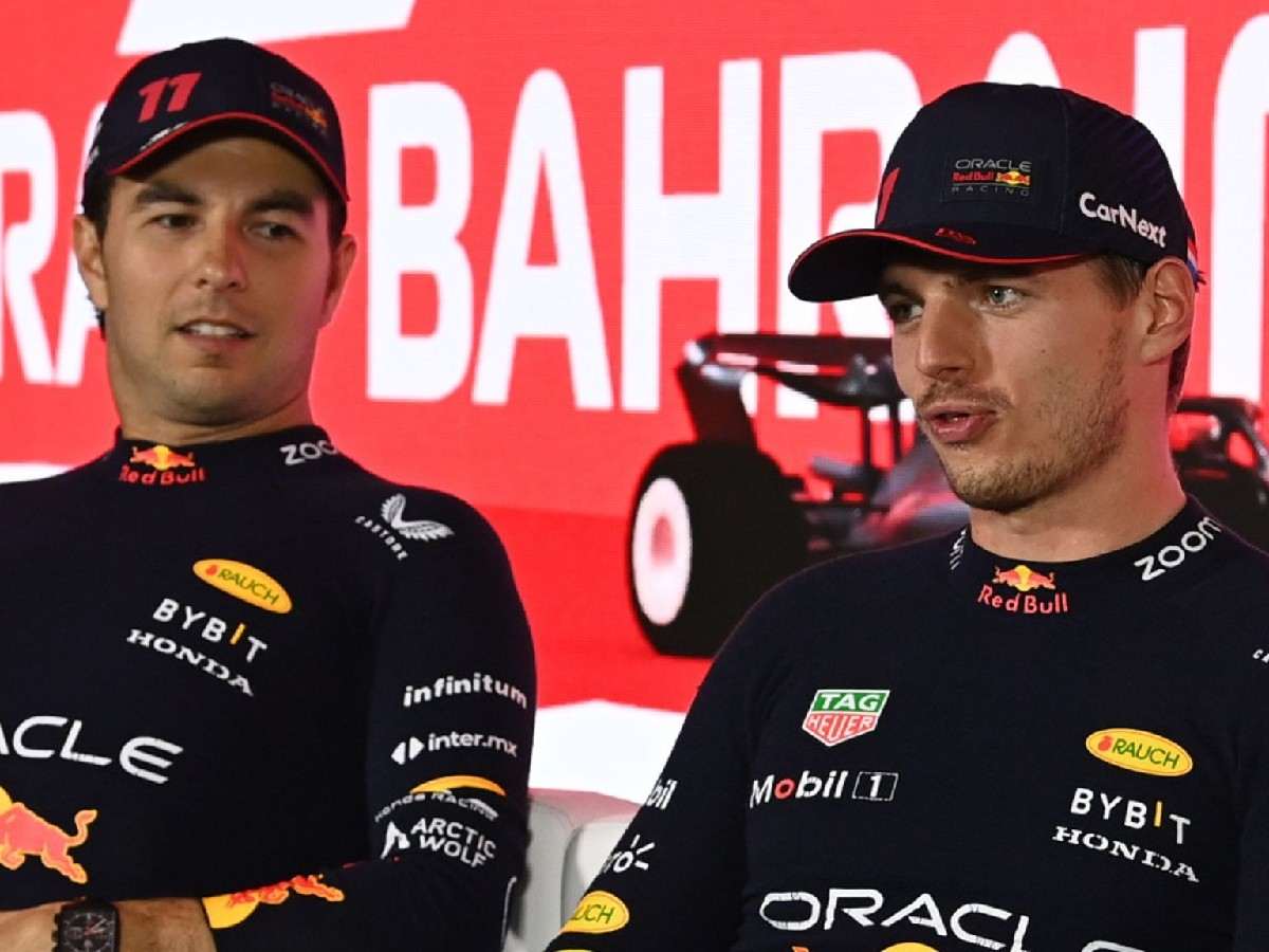 Sergio Perez and max Verstappen (Credits: Sky Sports)