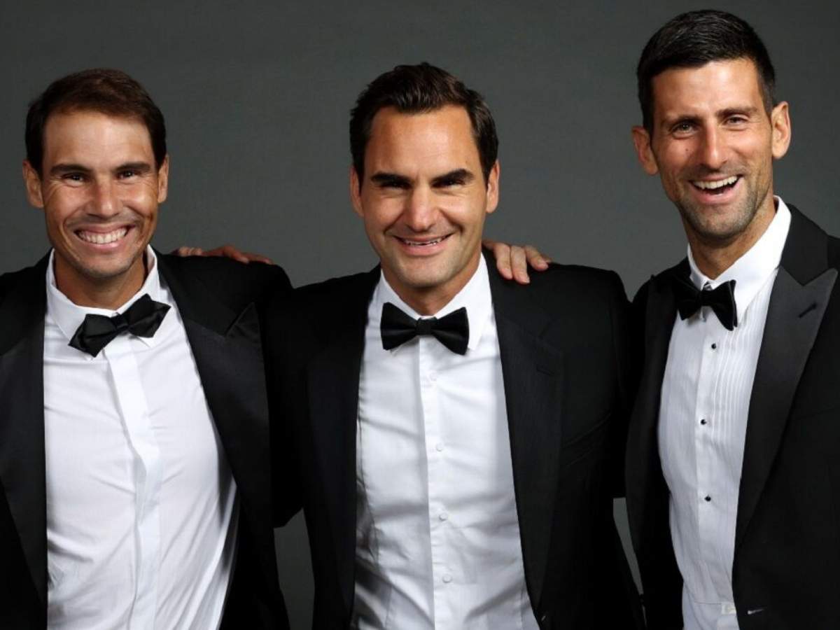 Rafael Nadal, Roger Federer, and Novak Djokovic