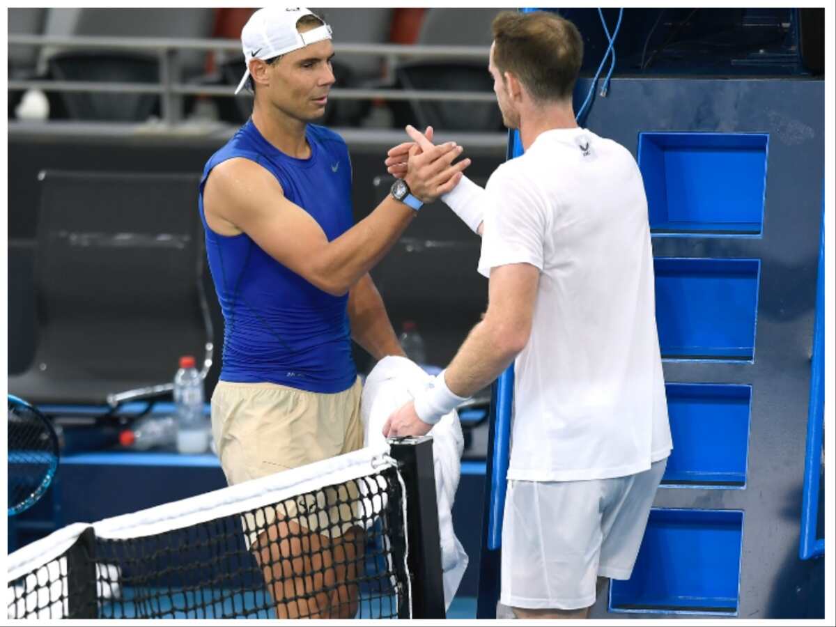 Rafael Nadal and Andy Murray