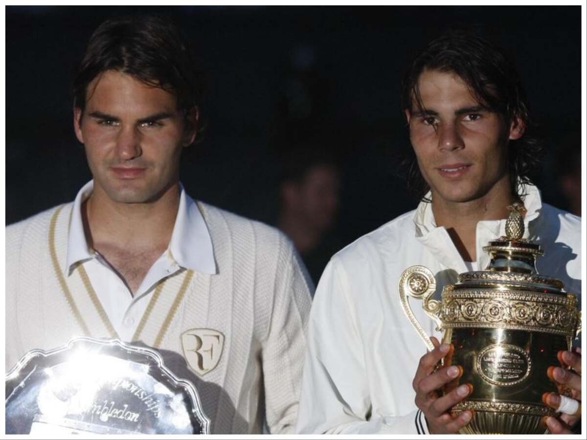 Rafael Nadal and Roger Federer