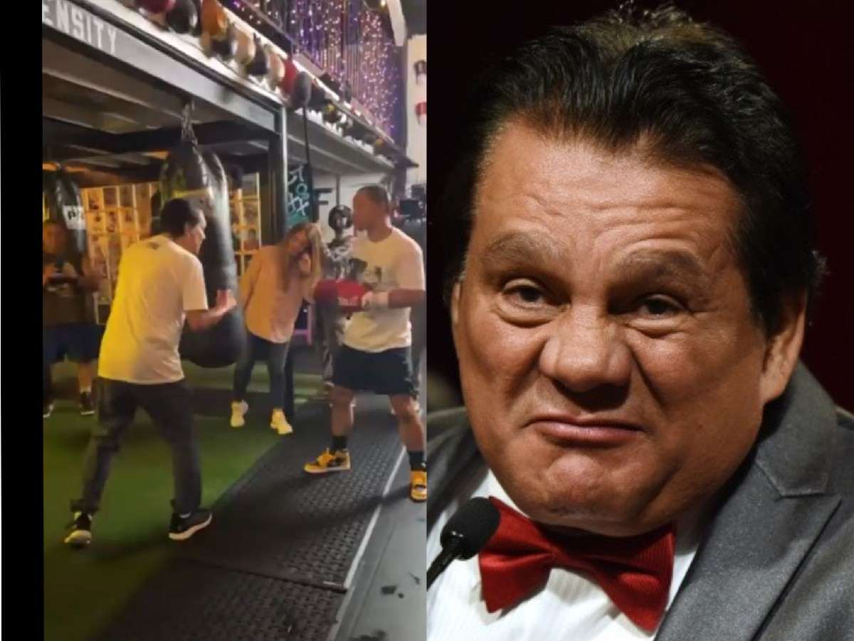 “Your leg, No good!” Frustrated boxing legend Roberto Duran gets BLUNT about Regis Prograis’ footwork during drill