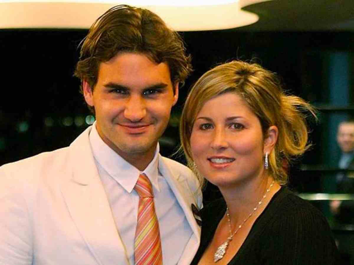 Roger Federer and Mirka Federer