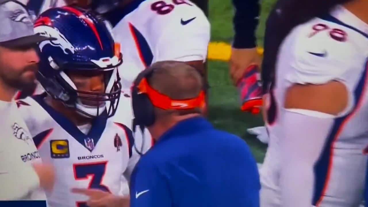 WATCH: Broncos HC Sean Payton goes on angry rant directed at Russell Wilson on sidelines in week 15 game against Lions