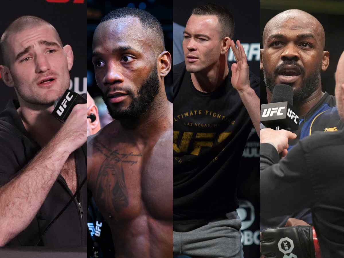 “Most heinous human being” – Ex-roommate Jon Jones sides with Sean Strickland’s FURIOUS rant over Colby Covington mocking deceased father of Leon Edwards