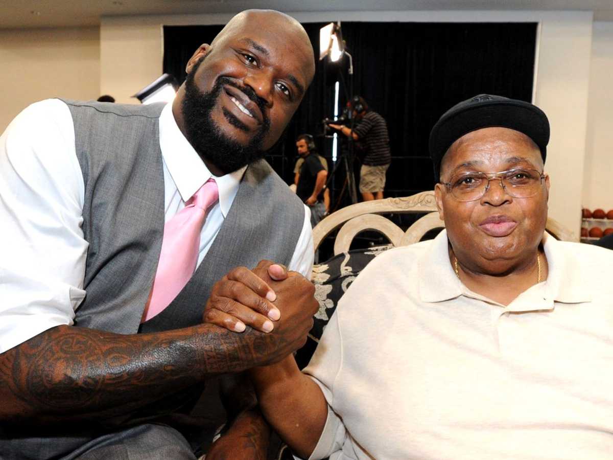 Shaquille O'Neal and his father