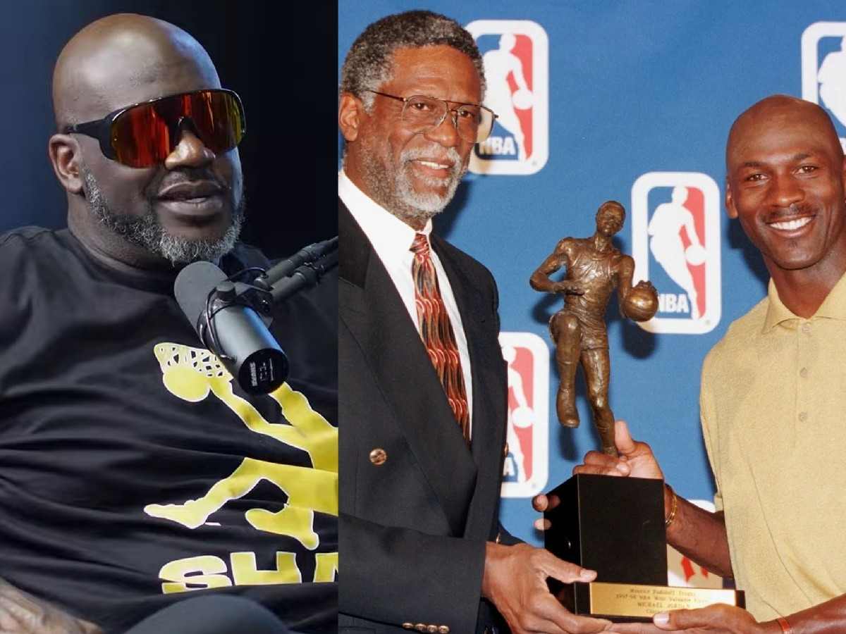 “They ain’t never played for..” Shaquille O’Neal disagrees with the Heat retiring Michael Jordan and Bill Russell’s number