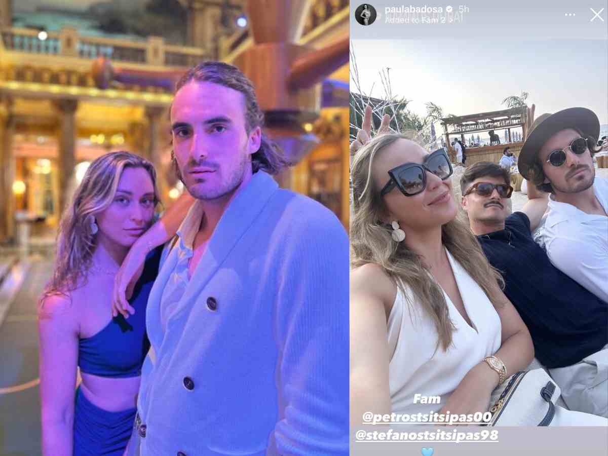 Paula Badosa shares pictures from vacation with Stefanos Tsitsipas and his family with a special Instagram highlight mention