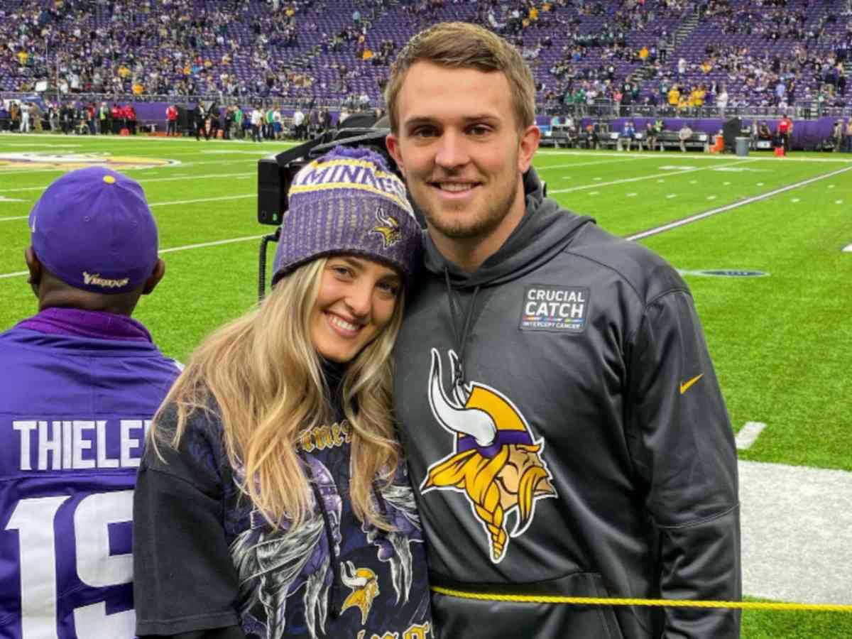 Stephanie Niles and Jake Browning