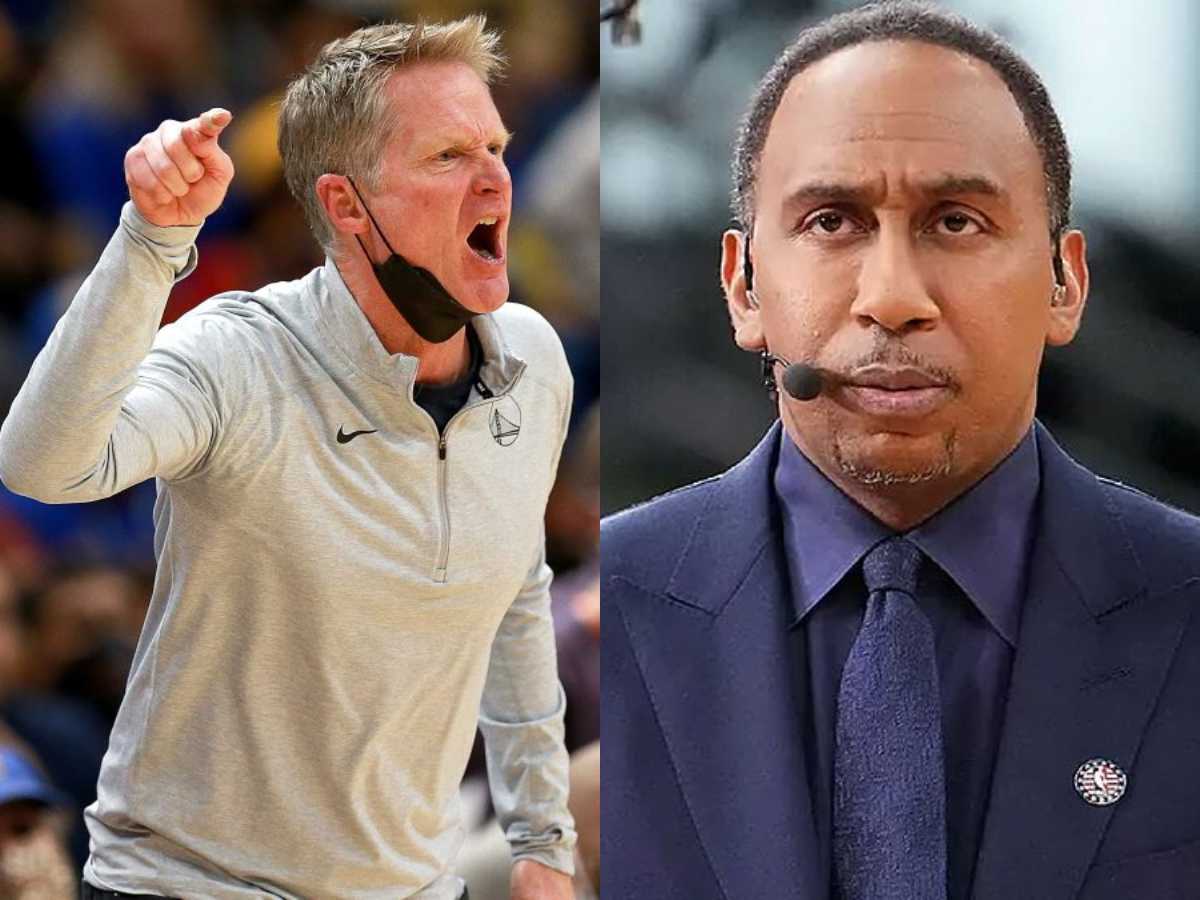 “I’m disgusted with him!” Stephen A. Smith BLASTS Steve Kerr on Steph Curry’s leadership as Draymond Green’s problems on court continue