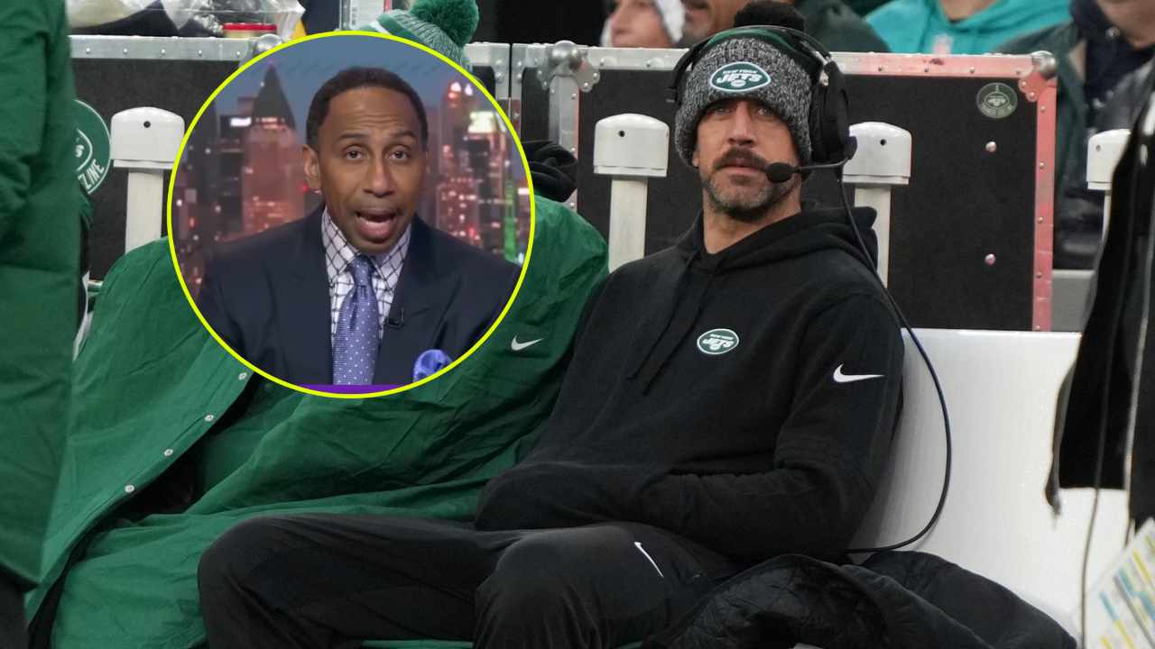 “Sit your a** home,” Stephen A. Smith slams Aaron Rodgers’ decision to return amidst slim Playoff hopes for the Jets