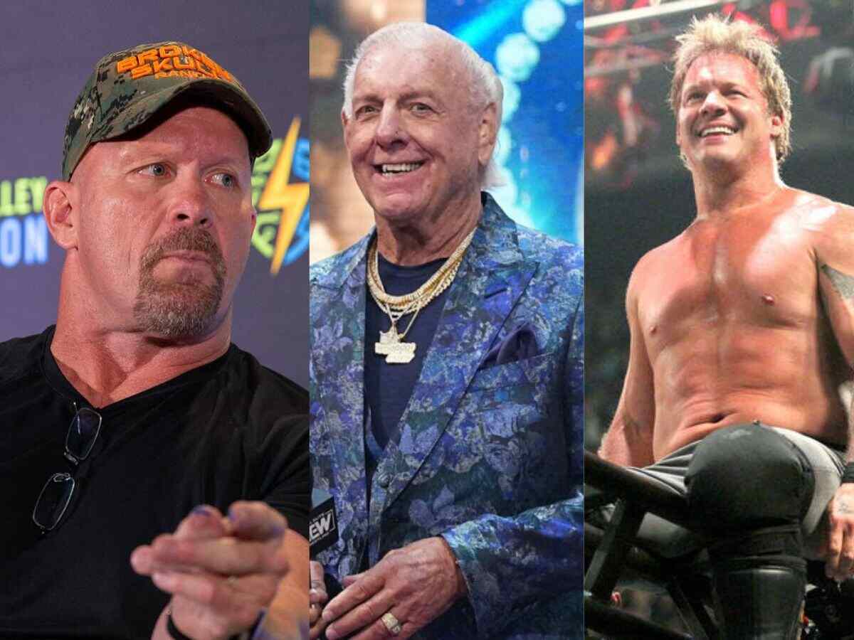 Steve Austin, Ric Flair and Chris Jericho