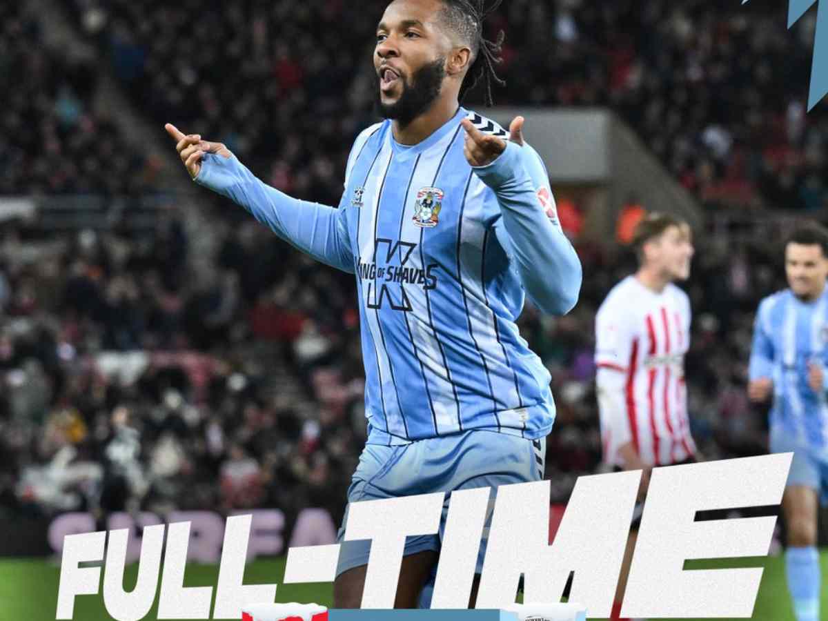 Sunderland lost to Coventry 3-0