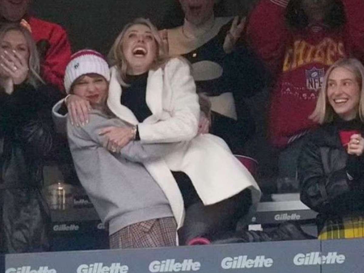 WATCH: Video of Taylor Swift lifting Brittany Mahomes in excitement during Chiefs game goes viral amid rift rumors