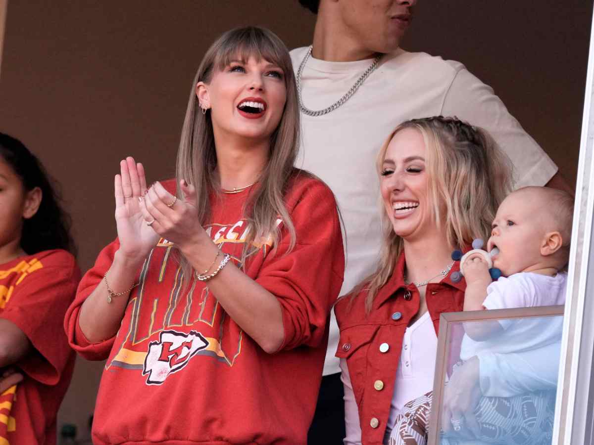 Taylor Swift with Brittany Mahomes