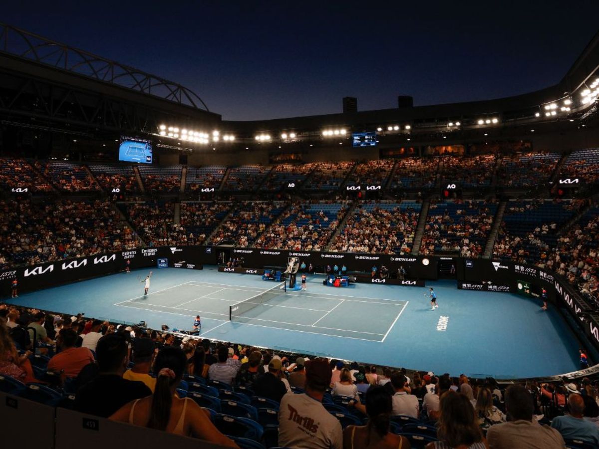  Rod Laver Arena at the Australian Open premises