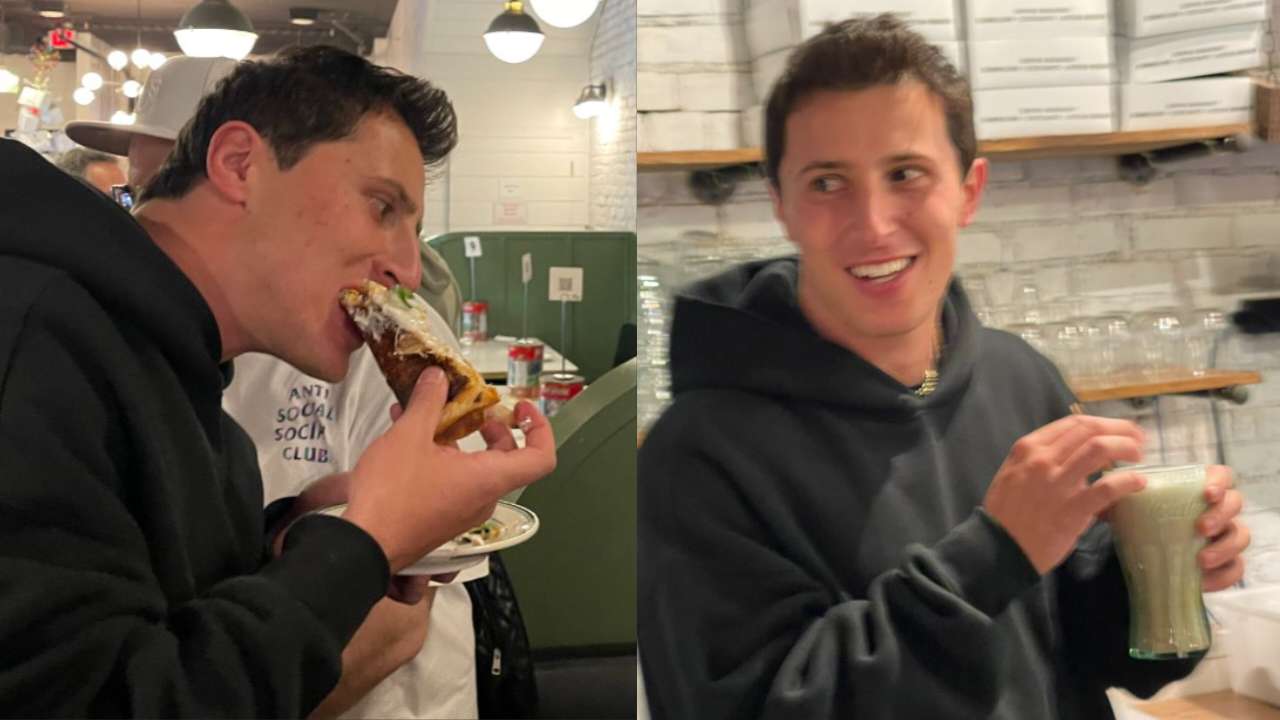 WATCH: Giants’ rookie QB Tommy DeVito made time for an ‘unpaid’ appearance at a local Pizza place after they were unable to pay his fee