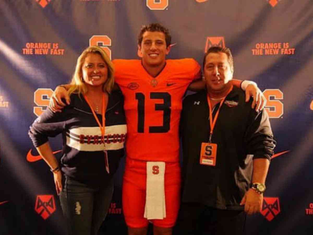 Tommy DeVito with mom Alexandra DeVito and father Tom DeVito