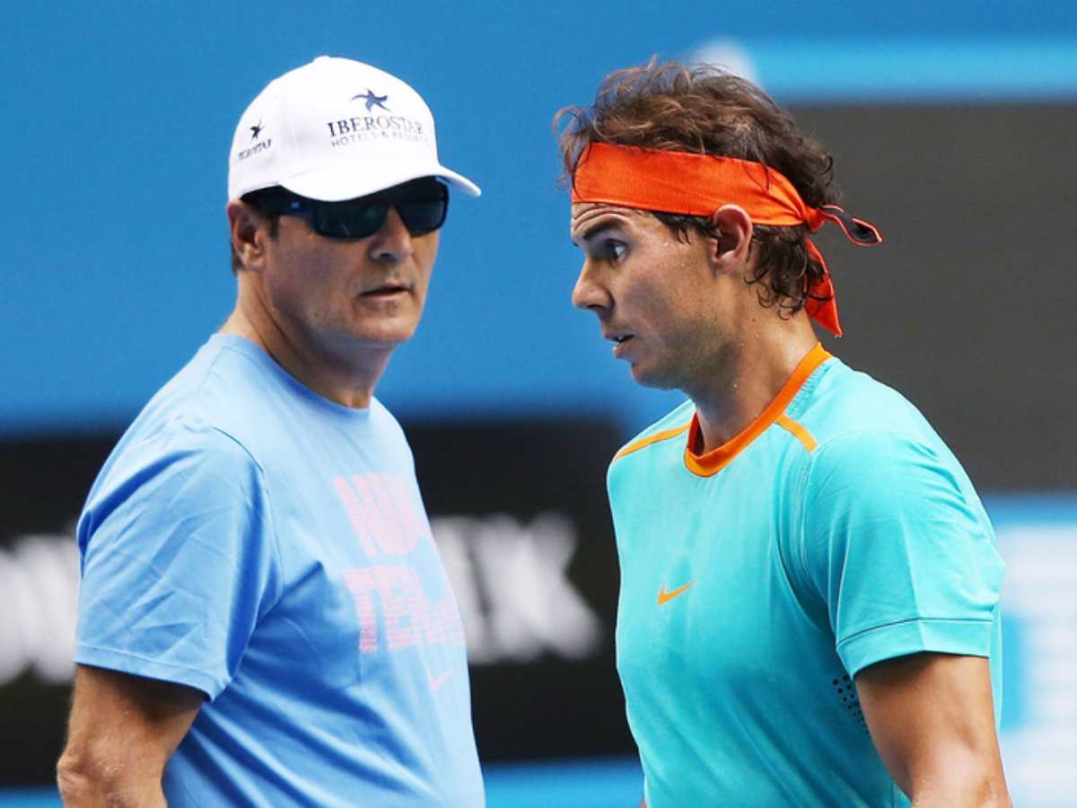 Toni Nadal and Rafael Nadal