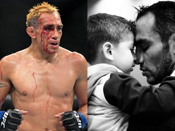 Tony Ferguson and his children