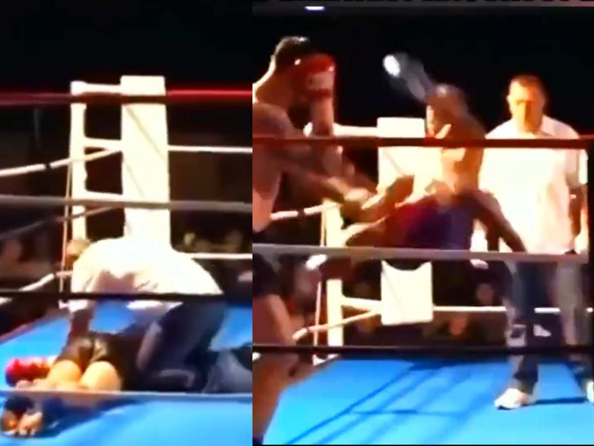 Watch “Ancestors felt the kick”- Regional Muay Thai match ends in brutal video-game style ‘Tornado Kick’ KO