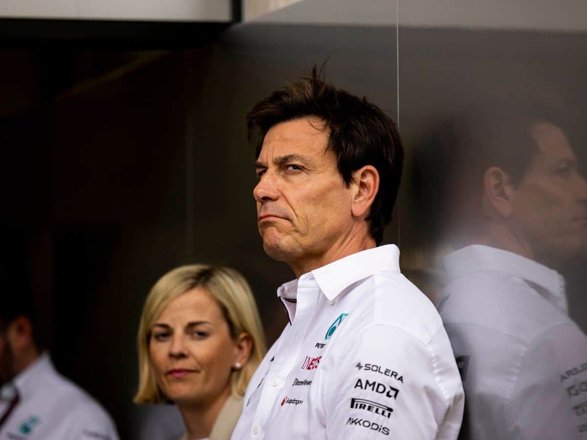 Toto Wolff and Susie Wolff.