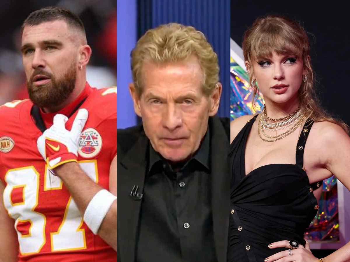 Skip Bayless claims Travis Kelce is ‘distracted’ because of girlfriend Taylor Swift amid constant performance drop