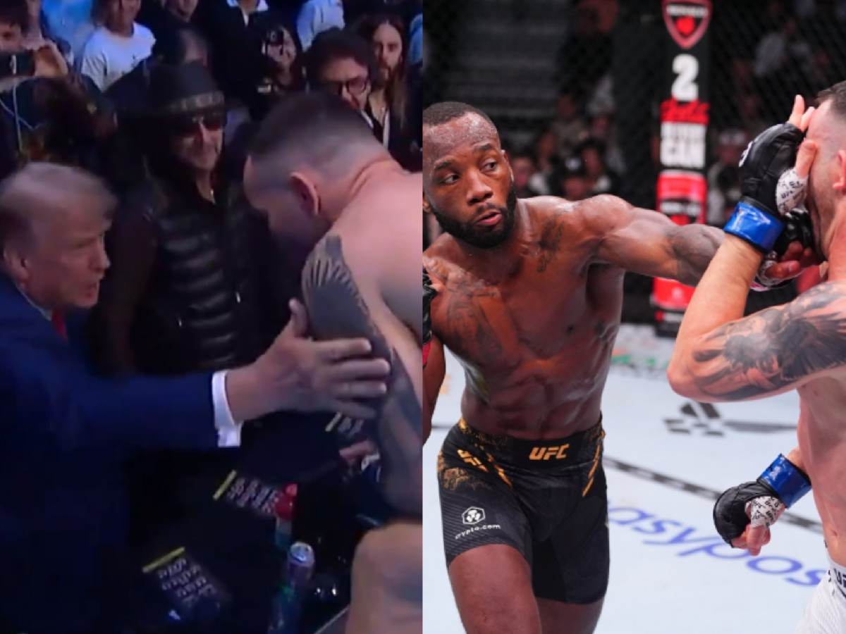 “Sh*t in front of POTUS” – Colby Covington BRUTALLY trolled for losing in front of Donald Trump after massive hype