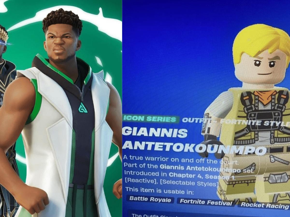 “Looks just like him” – Epic Games messes up Giannis Antetokounmpo’s LEGO Fortnite skin as figure gets ‘whitewashed’ making fans roll on the floor laughing