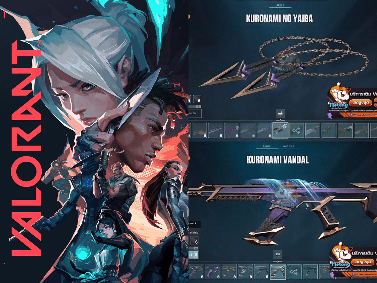 Valorant insider reveals new weapon skin bundle, KURONAMI collection