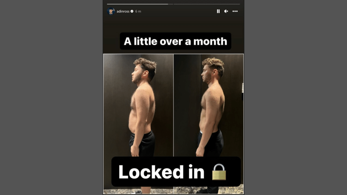 Adin Ross shows off his incredible gym progress after locking in for a month kick streamer