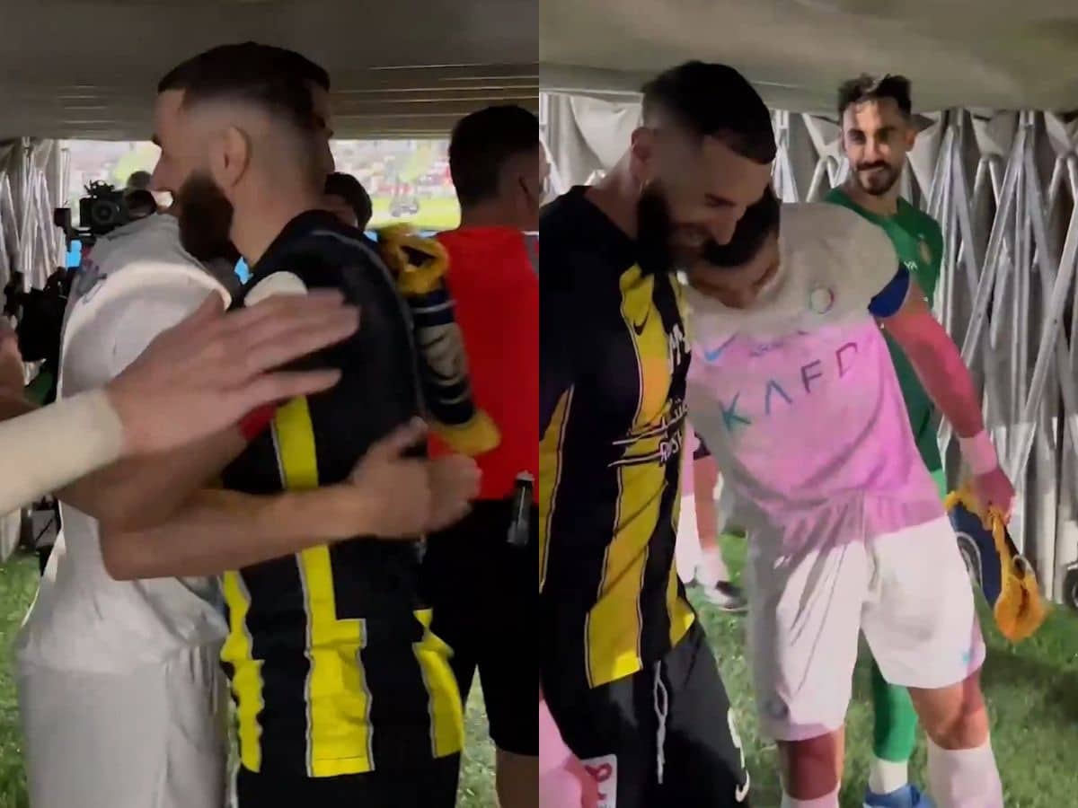 WATCH: Real Madrid legends Karim Benzema and Cristiano Ronaldo reunite on the field after 6 years