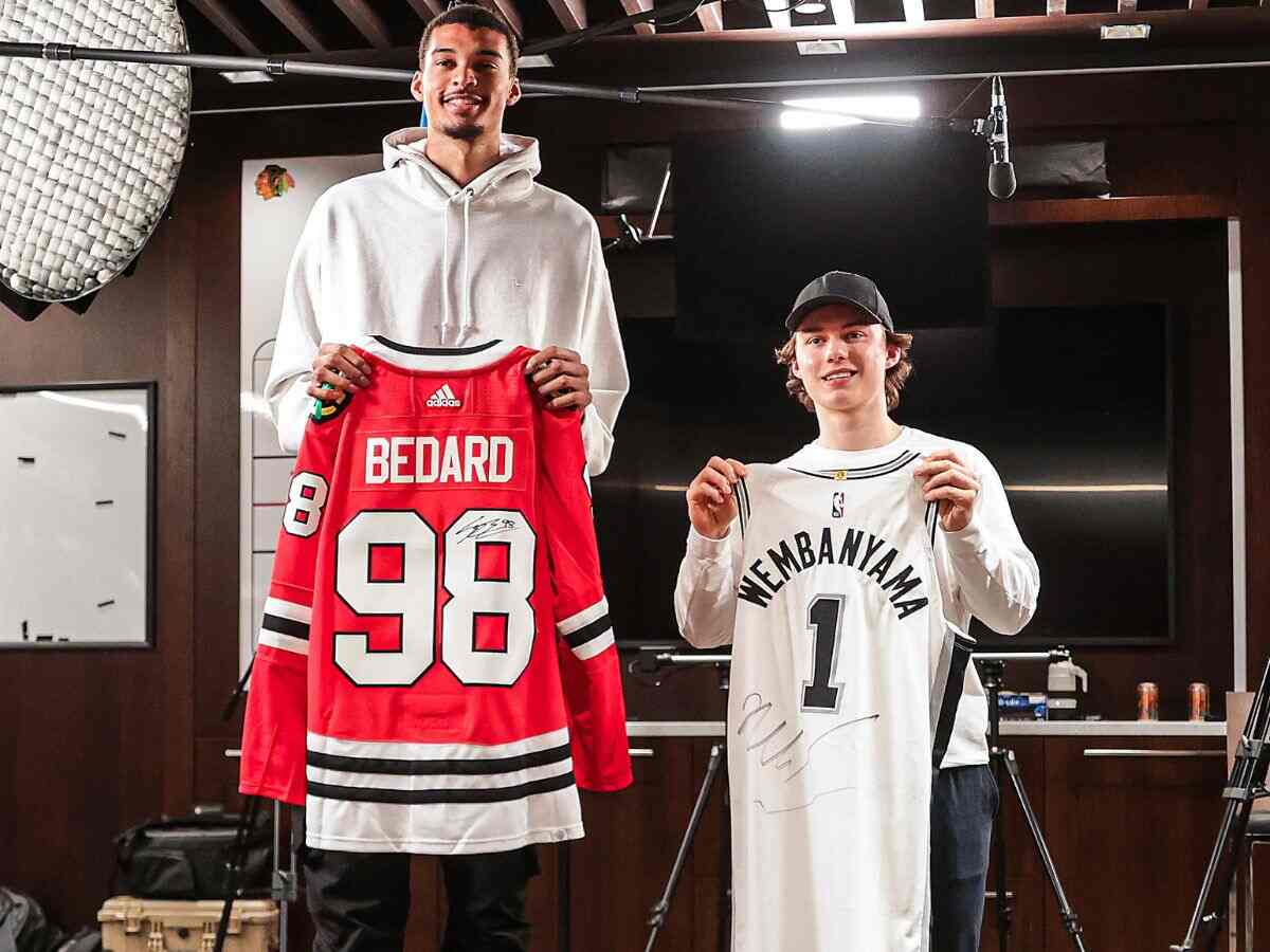 “Bedard looks like a kid!” – Blackhawks’ Connor Bedard meeting Victor Wembanyama sparks mixed reactions on social media