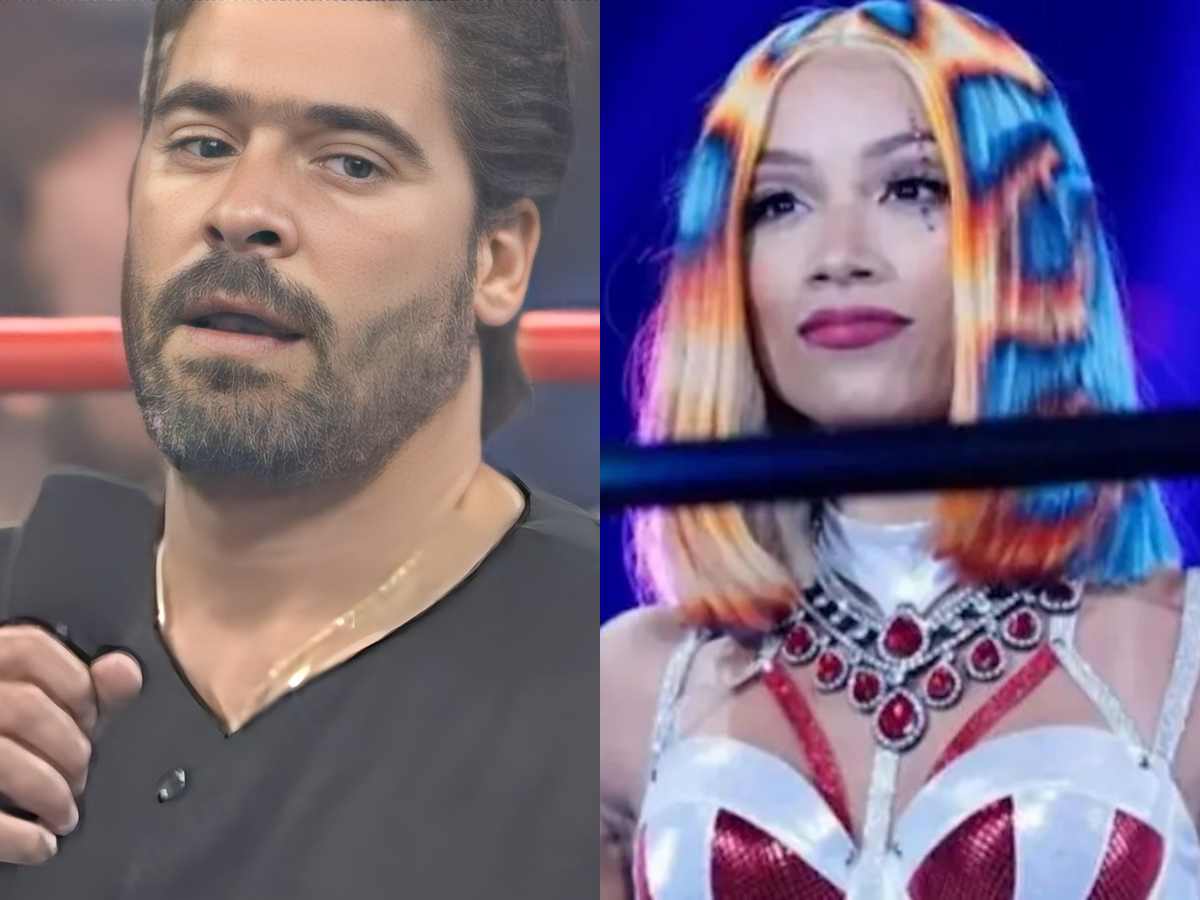 Vince Russo and Sasha Banks