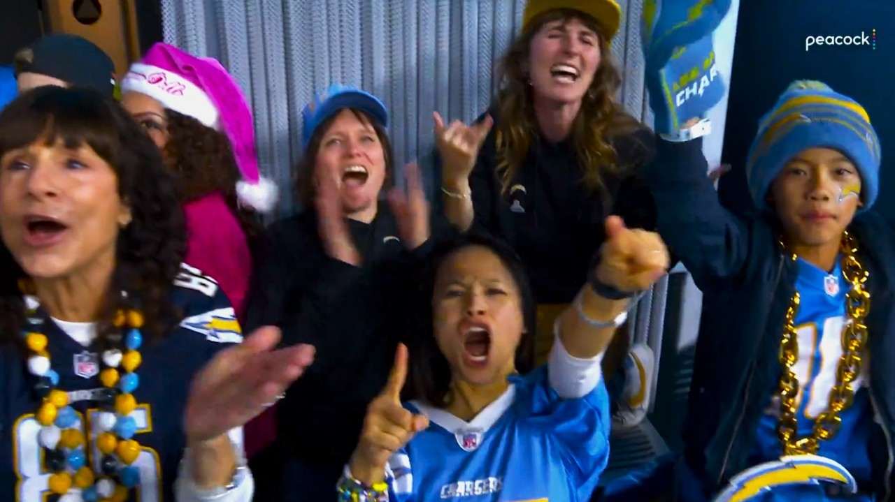 WATCH: Chargers superfan Merrianne Do’s INSANE reaction during Bills game goes viral