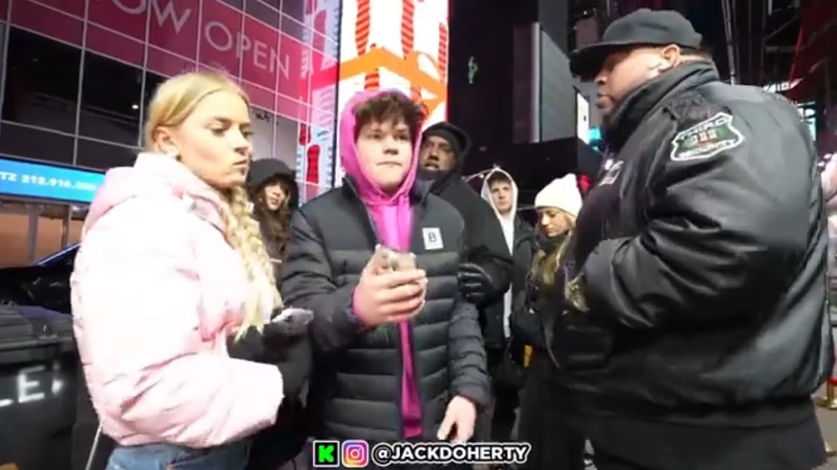 Watch: Jack Doherty gets pressed by security after trying to get into a club using a fake ID